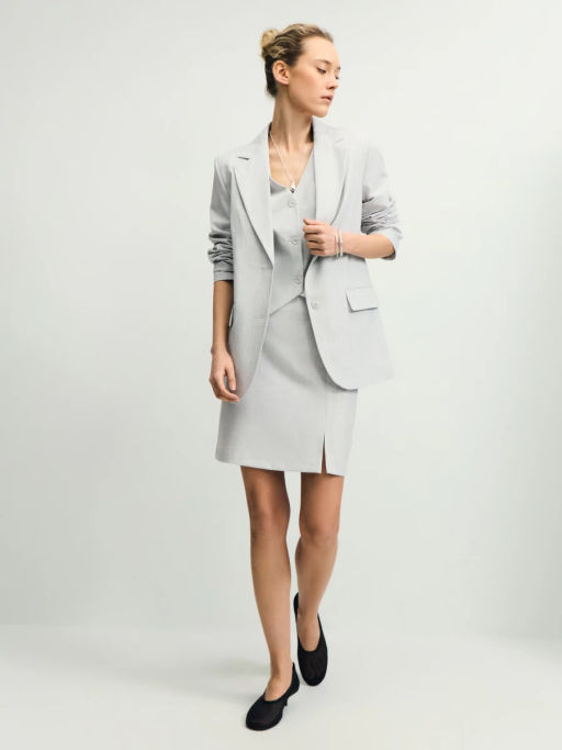 Однобортный жакет прямого кроя ZR2604012502-60 / Zarina  фото 3