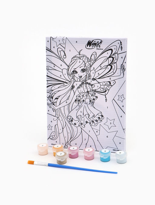 Картина по номерам для детей Блум: Сияние звёзд 15?21 см - Winx фото 2
