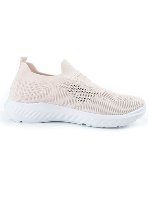 03-B360-26 LT. BEIGE Кроссовки женские (текстиль)