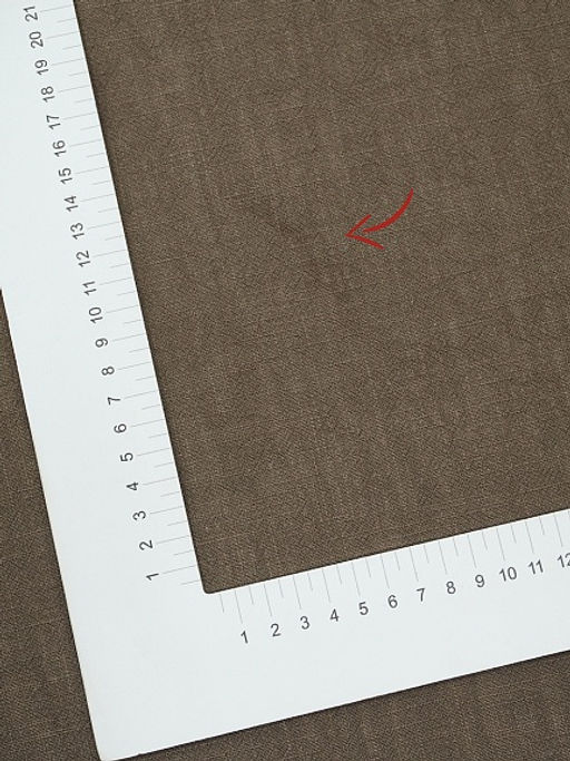 Крапива Рами (Ramie) цв.Кофейно-серый, СОРТ2, ш.1.4м, крапива-100%, 240гр/м.кв - Купава фото 2