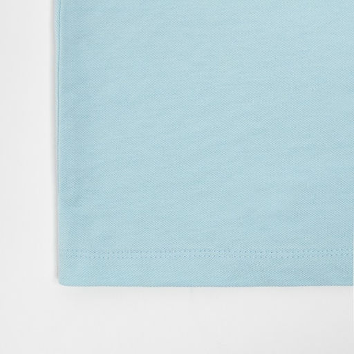 Футболка поло женская MINAKU: Basic line, голубая, размер 44