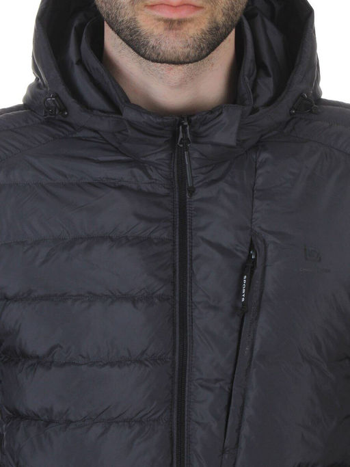 88045 DK. GRAY Куртка мужская демисезонная (100 гр. холлофайбер)