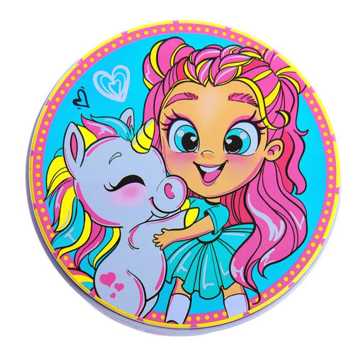 Набор для творчества Создай своё украшение: Единорог, в металлической банке