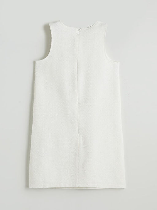 Bisiklet Yaka Ta?l? K?z ?ocuk T?vit Elbise