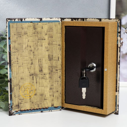 Шкатулка книга - сейф «Сёрфинг. Стиль жизни», дерево, искусственная кожа, 21×13×5 см