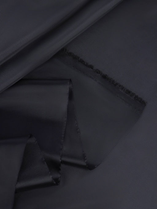 Цена за 100 шт. Подкладочная ткань таффета, 190Т, ширина 150 см, 100 м, полиэстер, чёрная