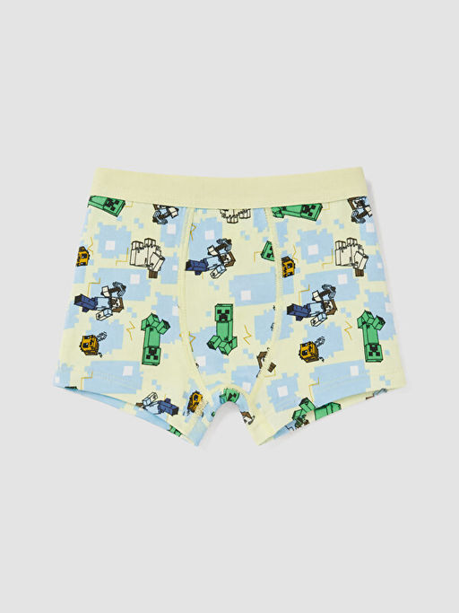 Erkek ?ocuk Minecraft Bask?l? Boxer 3l? - Waikiki фото 2