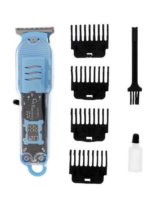 Машинка для стрижки LTRI-14, 1,5/2/3/4 мм, USB, голубая