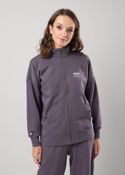 LJ25-100 Куртка женская Грей (ЧЗ) - Clever wear фото 2