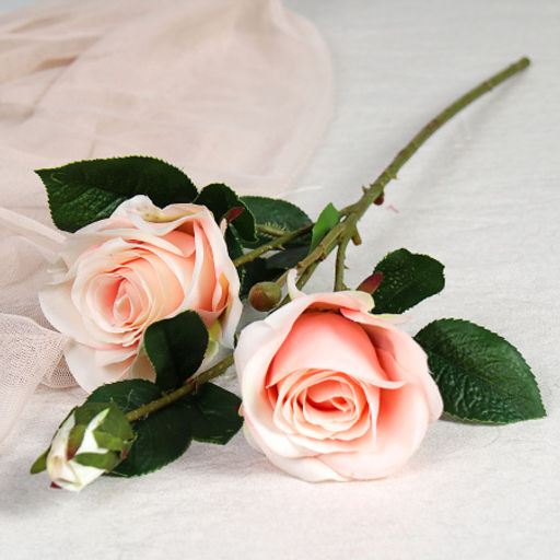 Цветок искусственный Роза 52 см / G066808 /уп 44/440/ - Галеонтрейд фото 4