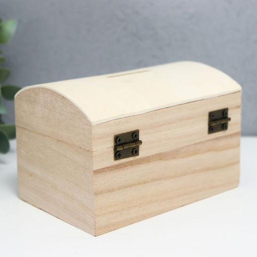 Шкатулка для росписи дерево «Сундучок», для творчества, декора, 8×8×12 см