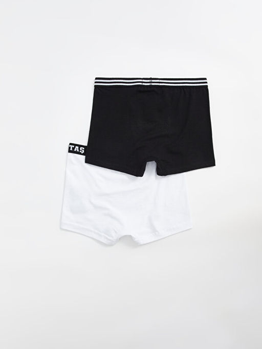 Be?ikta? Bask?l? Erkek ?ocuk Boxer 2li