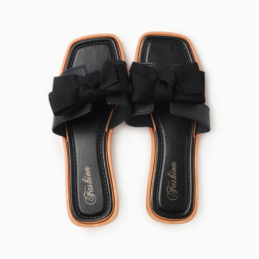 Тапочки женские с открытым носом LoveLife, размер 40-41, чёрные