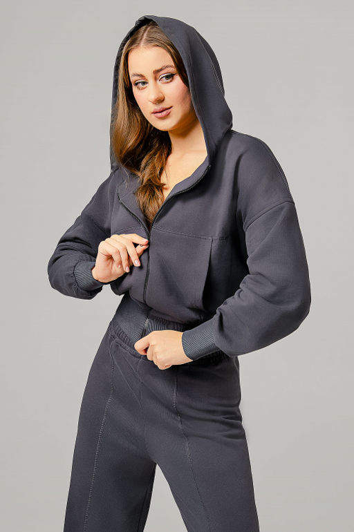 Арт. 2539   Костюм женский с брюками 42-48 (4 шт) Цвет:графит