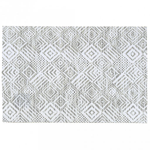 Салфетка под горячее (термосалфетка) "Этника" 30х45см ПВХ, черно-белый (Китай)