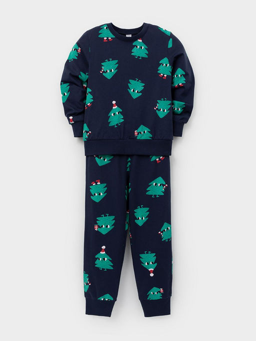 К 1663/синий 1410 Н149 пижама дет