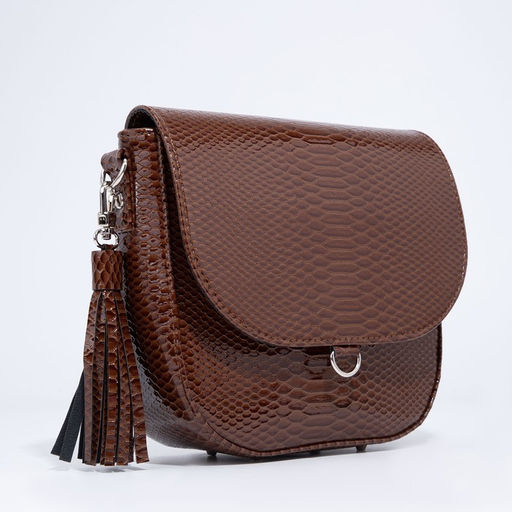 Сумка женская TEXTURA, мессенджер, маленький размер, цвет коричневый  фото 3