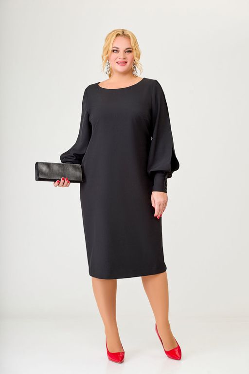 Блуза Swallow 803.2 черный+серебряный узор фото 532