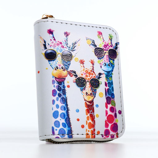 Кошелёк на молнии «Жирафы», белый