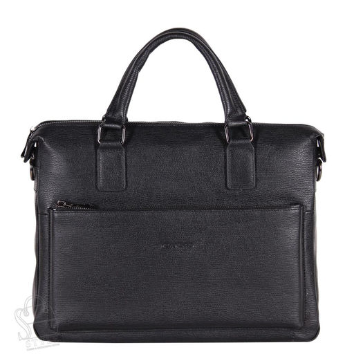 Портфель мужской кожаный 20-147-5H black Heanbag