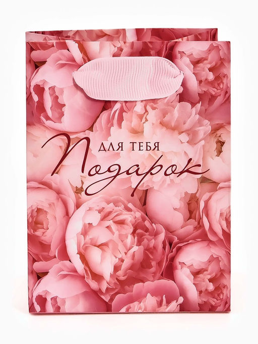 Цена за 4 шт. Пакет ламинированный «Подарок для тебя», 9 × 12 × 6.5 см