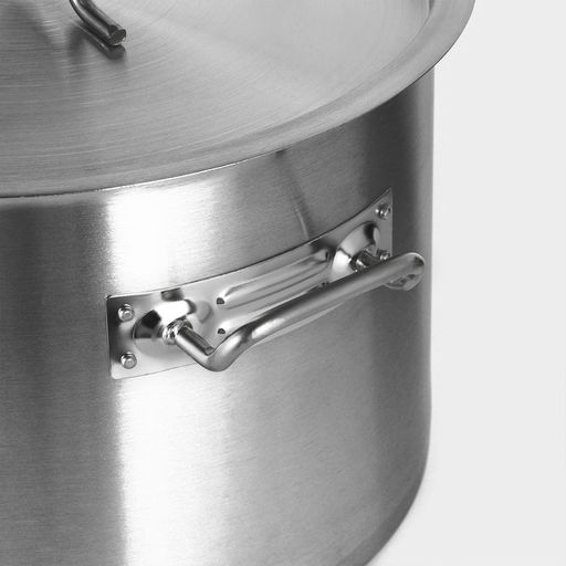 Кастрюля Hanna Knövell, 19 л, d=32 см, h=22 см толщина 0.8 мм, дно ТРС, толщина дна 4.4 мм, 201 сталь, индукция