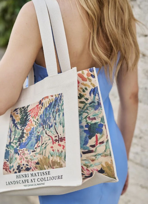 сумка 100% хлопок(канвас) авторский принт ВАН ГОГ - Sahar art lab фото 6