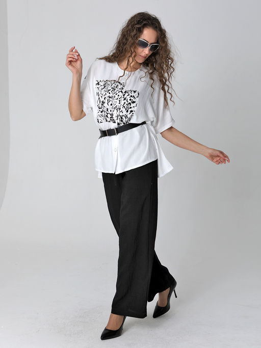 25235 Блуза белый