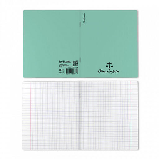 Цена за 6 шт. Тетрадь общая ученическая с пластиковой обложкой на скобе ErichKrause Pastel Bloom ассорти, Обществознание, 48 листов, клетка  фото 5