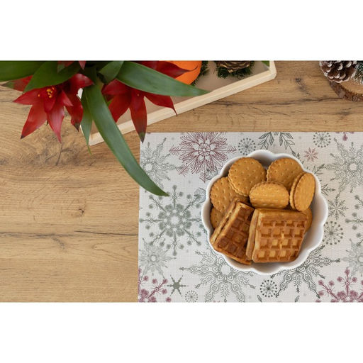 Салфетки сервировочные на стол Доляна «Новый Год», 4 шт., 45×30 см, бежевые