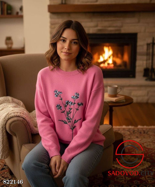 Свитер женский с рисунком