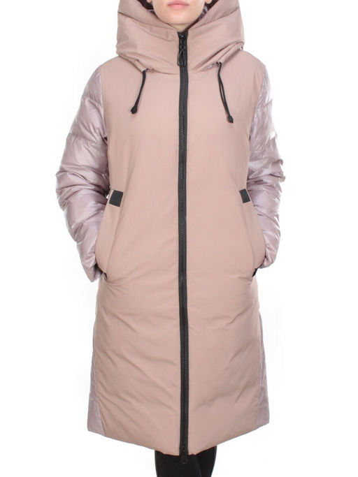 2235 PINK POWDER Пальто женское зимнее AKIDSEFRS (200 гр. холлофайбера) - Fashion фото 2