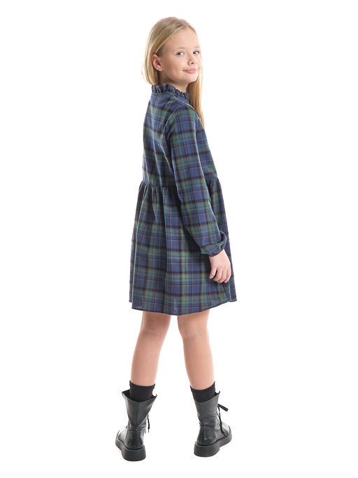 Платье для девочки нарядное детское праздничное UD 8077 красная клетка - Mini maxi фото 13