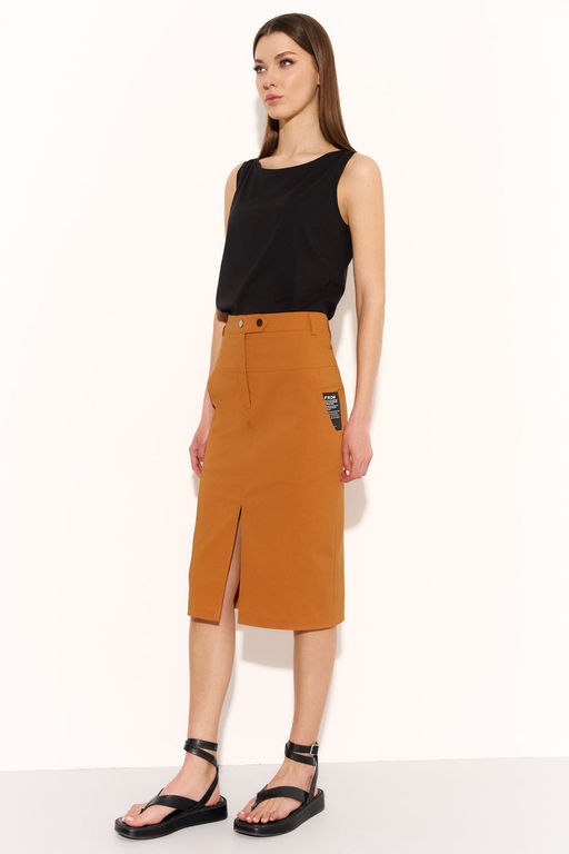 Юбка DILIA 746 рыжий