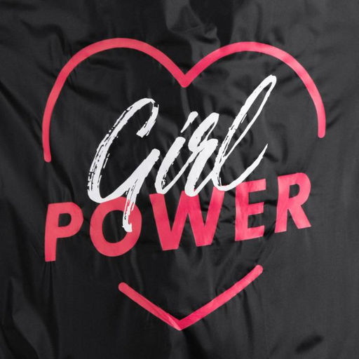 Дождевик-плащ Girl power, размер 42-48, 60 х 110 см, цвет чёрный