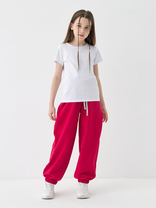 Белая футболка для девочки - Kogankids фото 13
