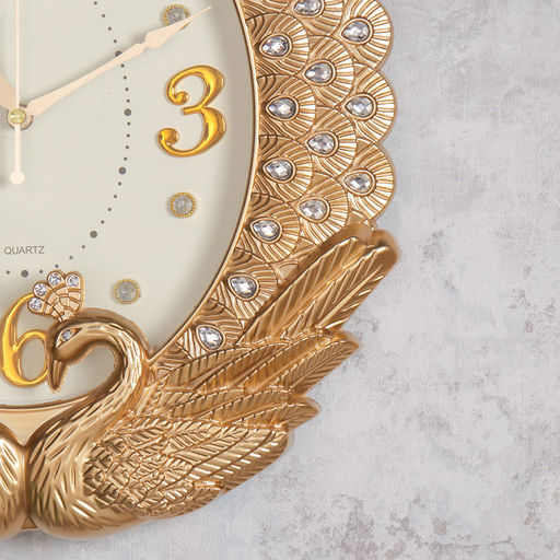 Часы настенные Павлины 41х47 см / 4514ZT /уп 12/ золото - Галеонтрейд фото 12