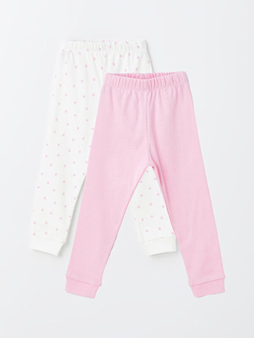 Beli Lastikli K?z Bebek Pijama Alt 2li