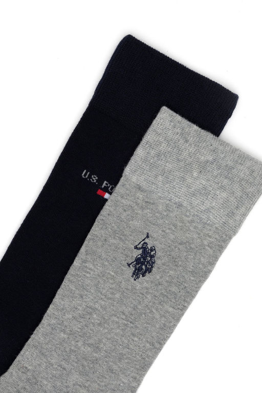Мужские серые меланжевые носки Неожиданная скидка в корзине - U.s. polo assn фото 2