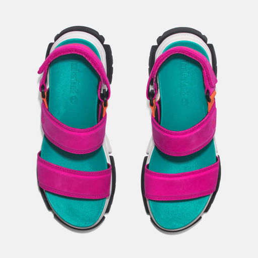 Женские сандалии Timberland Adley Way Sandal 2 Strap розовые  фото 2