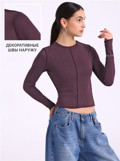 лонгслив 1ЖДЛД4504850 - Апрель фото 2