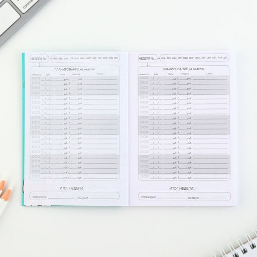 Блокнот для планирования финансов  «Я твой магнит для денег»