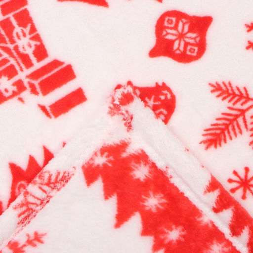 Плед LoveLife Новогодний лес 150х200 см,100% п/э, велсофт 280 гр/м2  фото 4