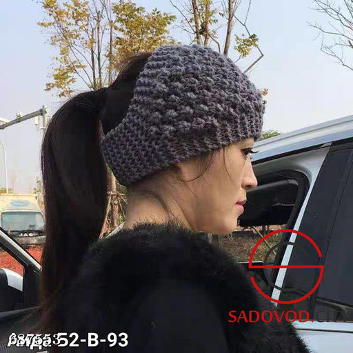 Зимняя теплая шерстяная повязка на голову - Bruno фото 5