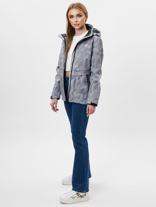 Ветровка MTFORCE женская softshell серого цвета 22005Sr  фото 9
