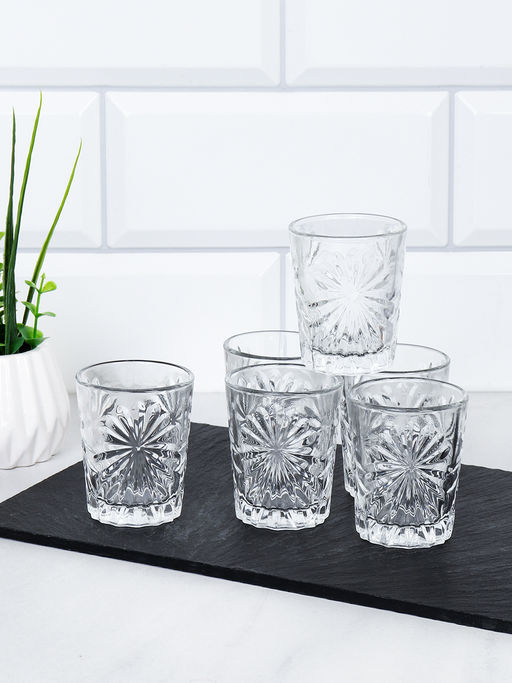 Стопка 6 штук 50 мл резная / RC035A /уп 48/ - ГалеонТрейд фото 4