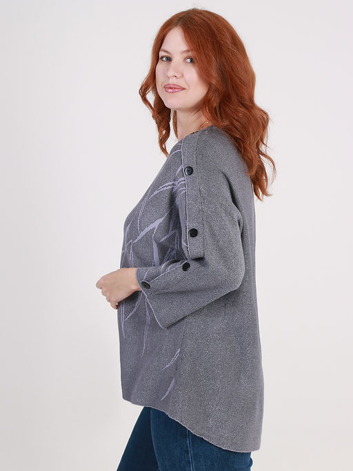 Серая кофта для работы с рисунком - Almond фото 2