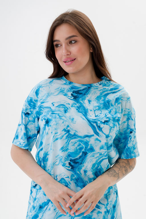 Костюм из кулирки унисекс дым бирюза - Амадэль фото 17