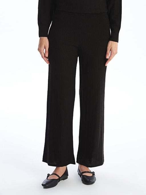 Beli Lastikli Kad?n Triko Pantolon