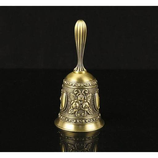 Колокольчик металлический с гравюрой, 11.3 х 5.4 см, бронза - Simaland фото 2